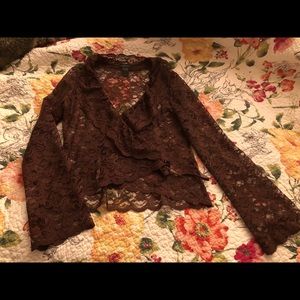 VINTAGE 90’s VICTORIA’S SECRET BRAND lace cardigan